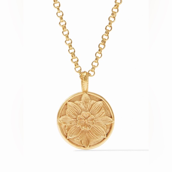 NWT Luxury Bohemian Authentic Julie Vos Mother of Pearl Statement Necklace - Picture 7 of 17